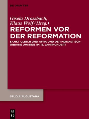 cover image of Reformen vor der Reformation